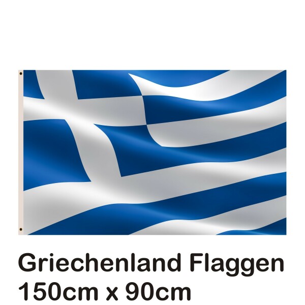 Fahne Flagge Thessaloniki Hissflagge 90 x 150 cm Griechenland