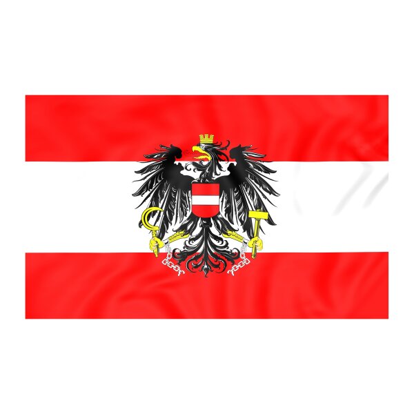 Österreich Fahne 90 x 150 cm - Ridia - Fahnen & Vereinsbedarf