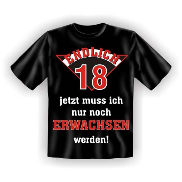 Original-Rahmenlos T-Shirt: endlich 18