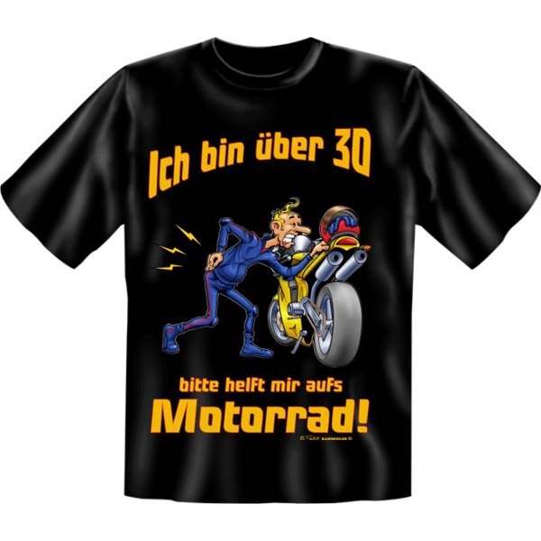Original-Rahmenlos T-Shirt: Motorrad 30